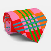 Cravate Plaid Rétro (Roulé)