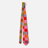 Cravate Plaid Rétro (Dos)