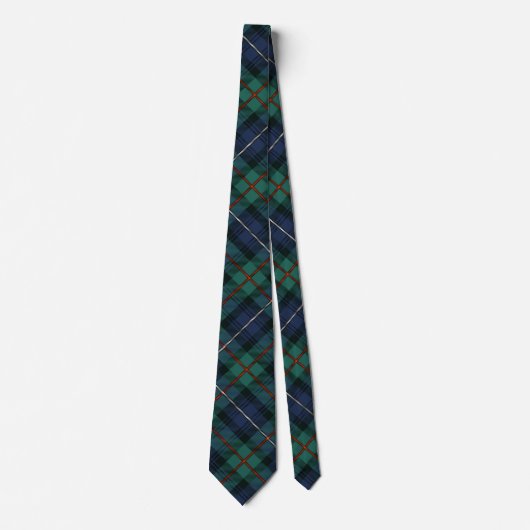 Cravate Plaid Rustic Robertson Check Tartan (Devant)