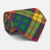 Cravate Plaid Rustique classique Buchanan Rouge Vert Tarta (Roulé)