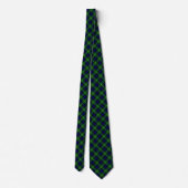 Cravate Plaid vert bleu Lamont tartan (Dos)