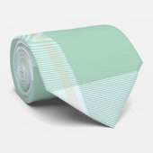 Cravate Plaid vert en bon état (Roulé)