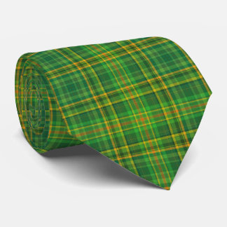 Cravate Plaid vert foncé