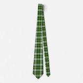 Cravate Plaid vert irlandais (Devant)