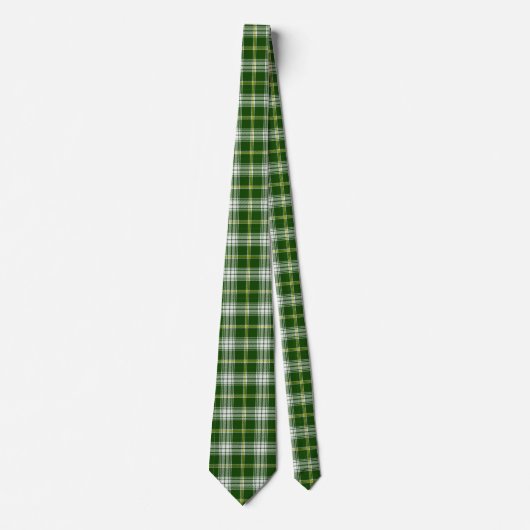 Cravate Plaid vert irlandais (Devant)