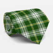 Cravate Plaid vert irlandais (Roulé)