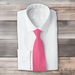 Cravate Plain color solid rosy watermelon pink<br><div class="desc">Plain color solid rosy watermelon pink design.</div>