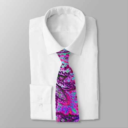 Cravate Plain Paisley 4 deux côtés (Attaché)