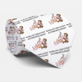 Cravate plaisanterie d'anthropologie (Roulé)