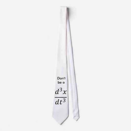 Cravate Plaisanterie de calcul (Devant)