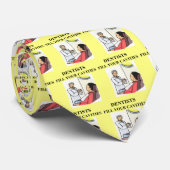 Cravate Plaisanterie de DENTISTE (Roulé)