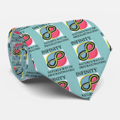 Cravate Plaisanterie de maths d'INFINI (Roulé)