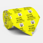 Cravate plaisanterie de travail d'équipe (Roulé)
