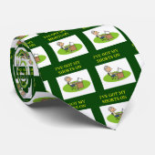 Cravate plaisanterie drôle de marché boursier (Roulé)