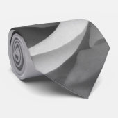 Cravate Plan rapproché rose d'argent (Roulé)