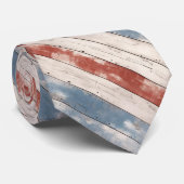 Cravate Planche en bois Americana rustique (Roulé)