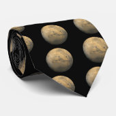 Cravate Planète Mars dans le système solaire NASA (Roulé)