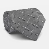 Cravate plaque en diamant gris acier (Roulé)
