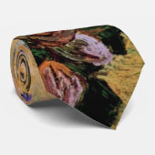 Cravate Plaster Statuette Rose et romans Vincent van Gogh (Roulé)
