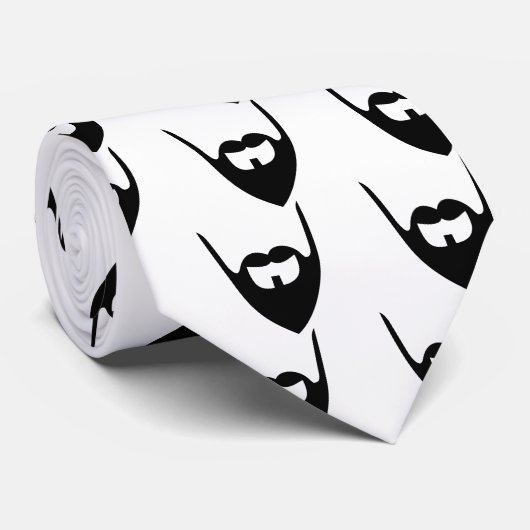 Cravate Pleine barbe drôle (Roulé)