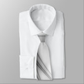 Cravate Pliages élégants de noir et blanc (Attaché)