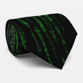 Cravate Pluie code1 de Matrix (Roulé)