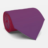 Cravate Plum et ombre bordeaux (Roulé)