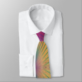 Cravate Plumes arc-en-ciel (Attaché)