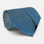 Cravate Plumes bleues (Roulé)