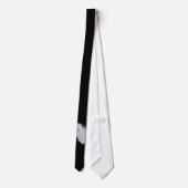 Cravate Plumes d'oiseau blanc (Dos)