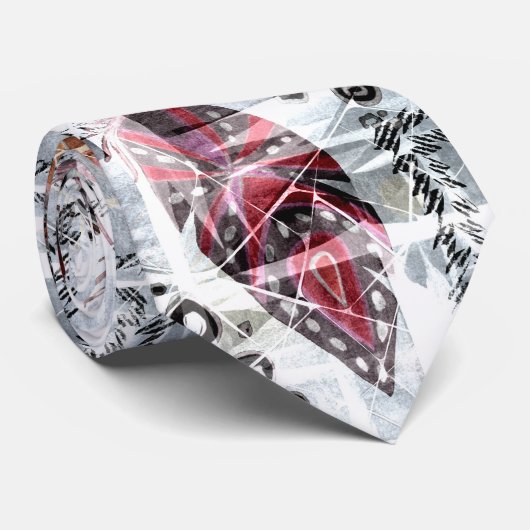 Cravate Plumes, ethniques, boho. (Roulé)