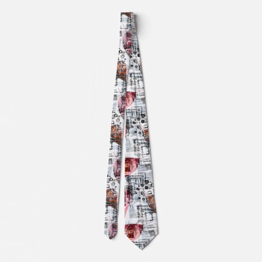 Cravate Plumes, ethniques, boho. (Dos)