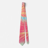 Cravate Plumes Phoenix Abstraites (Devant)