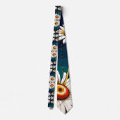 Cravate Plus de marguerites : Plaisirs floraux et joie (Dos)