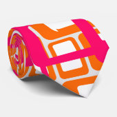 Cravate Plus Ouvert Rectangles Modernes Du Milieu Du Siècl (Roulé)