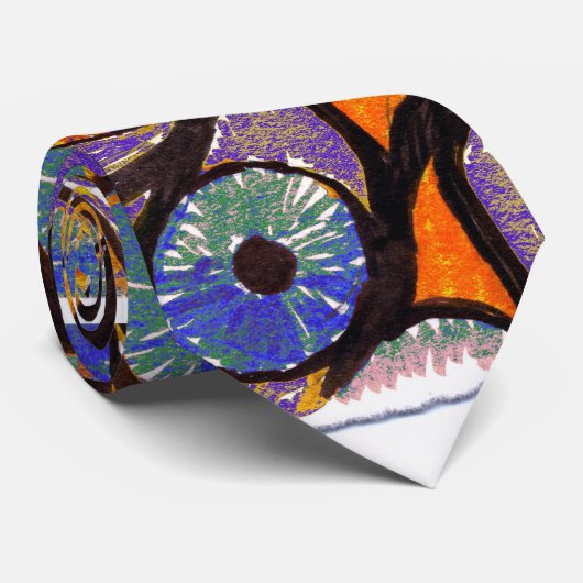 Cravate Plusieurs yeux (Roulé)