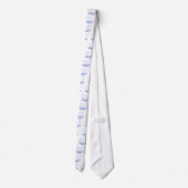CRAVATE PME LOGO1 BLANC/BLEU (Dos)