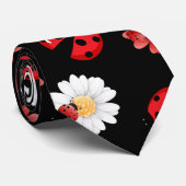 Cravate Pneuka rouge mignon point Ladybug fleur été Fille (Roulé)