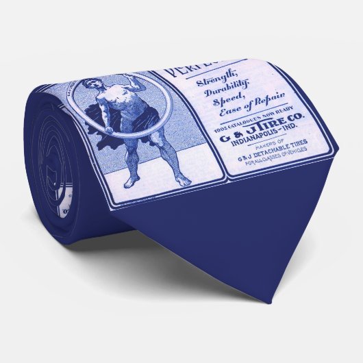 Cravate Pneus G & J 1902 et impression (Roulé)