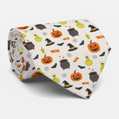 Cravate Pochette décorative motif Halloween (Roulé)
