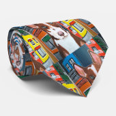 Cravate Podenco dans Town Peinture par Alfred Fox (Roulé)