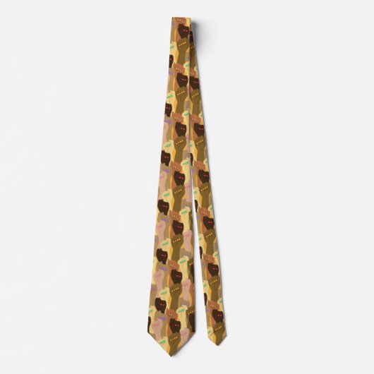 Cravate Poings d'égalité (Devant)