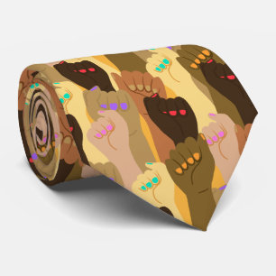 Cravate Poings d'égalité