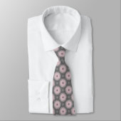 Cravate Point Motif rose Twirl (Attaché)