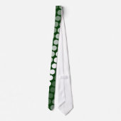 Cravate Point multipolka vert et blanc (Dos)