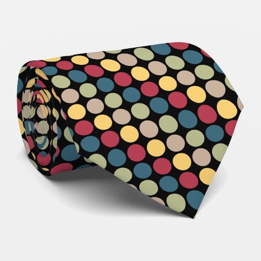 Cravate Point Polka (Roulé)