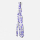 Cravate Point Polka Soleil Violet (Dos)