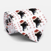 Cravate Pointeur Père Noël Paws (Roulé)