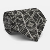 Cravate Pointillés Diagonal Grayish Wavy (Roulé)