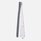Cravate Points à motifs prune et blanc sur sage (Dos)
